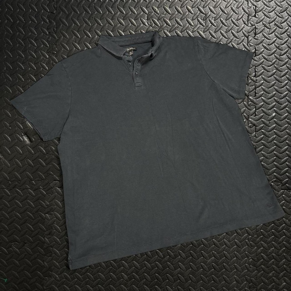 Banana Republic black polo tee